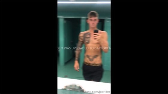 Showing off my body after a workout Joe Rider