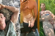 Tom Sutcliffe – big dick of EnglishLad – Jerking and cumming on grass