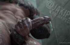 Getting lathered up in the shower and jerking off – Jake Andrich (Jakipz)