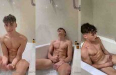 Romeo Twink – Jerking off in the bathtub