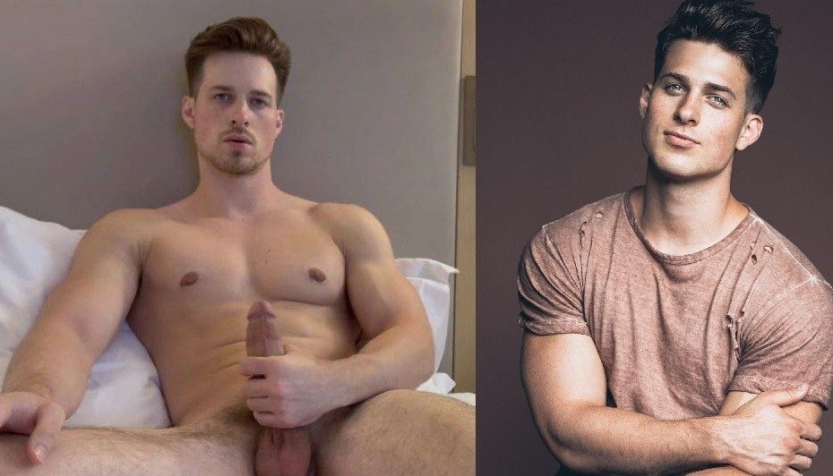 Nick Sandell jerks off and cums