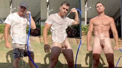 Jaymes Marcus – Outside Naked Shower