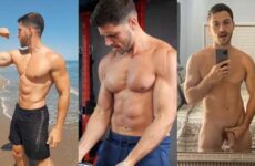 Fitness Model GuilleChoa jerks off