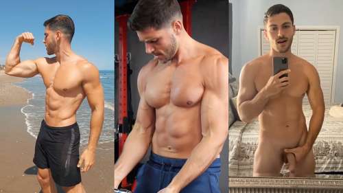 Fitness Model GuilleChoa jerks off