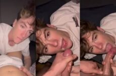 Cute twink takes a dick