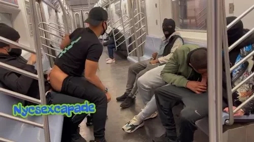 NycSexcapade – Party on the train 3