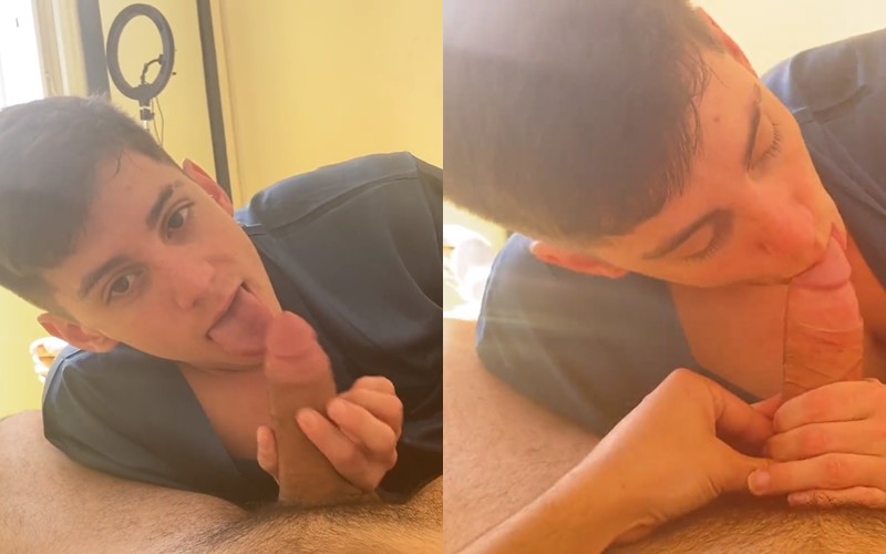 XaviBlinded and Facundo Sanchez – Quick POV blowjob