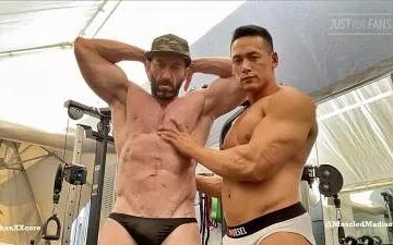 Han Cross and Muscled Madison - feeling eachother up at the gym - Justthegays.com - Stream the newest and hottest free gay porn videos from OnlyFans, 4myfans, and Just for Fans. Thousand of hours of twinks sucking, jerking, and fucking