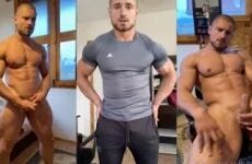 Chad Muscle (Tozifitness) jerks off – 1