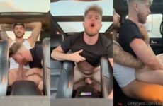 KingLouisIX and TampaTomXXX fuck in the car