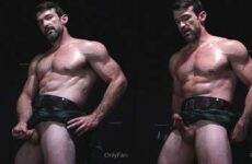 Carpenter Max shows off his cock