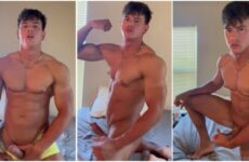 Drew_flexx – Young bodybuilder jerks off