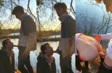 Cute twinks fuck by the river – twink twins