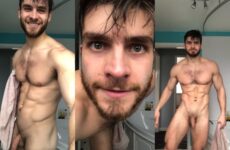 Marcod shows off his body after a shower