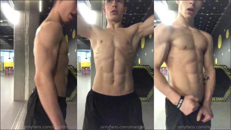 MasterCum works out and touches himself