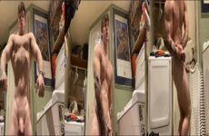 Deek aesthetic shows off his body