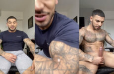 therealmrexotic?shows off his muscles and cock