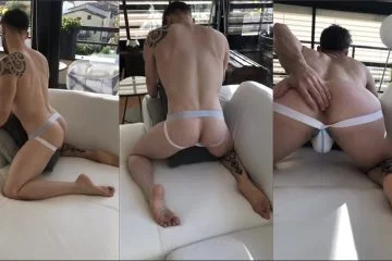 davidtwist - showing off my ass on the sofa - JustTheGays.com - Stream the newest and hottest gay videos for free from your favorite performers from OnlyFans, Just for Fans, and 4myfans