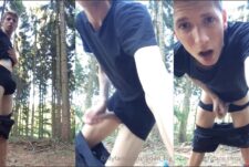 jaden_big jerks off on a hike