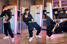 aleksandrramm jerks and cums in the kitchen