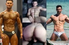 Zacsthetics jerks off with a fleshjack and showers