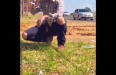 Jerking my big dick next to the road till I cum – Matthewbigcock