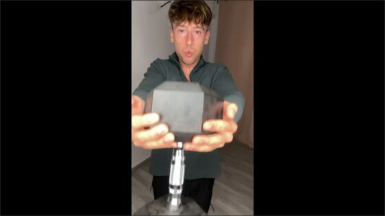 irish-x shows off his pecs during a workout
