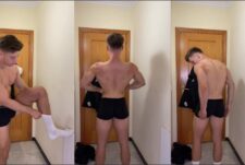 irish-x shows off his fit body and flexes