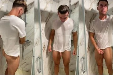 irish-x gets wet in the shower