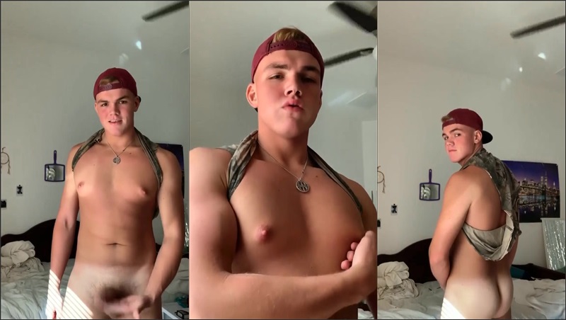 derekshawxxx shows off his ass and jerks his dick