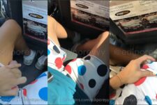 ediporeyy takes out his cock in the back of a taxi