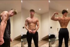 irish-x shows off after a workout