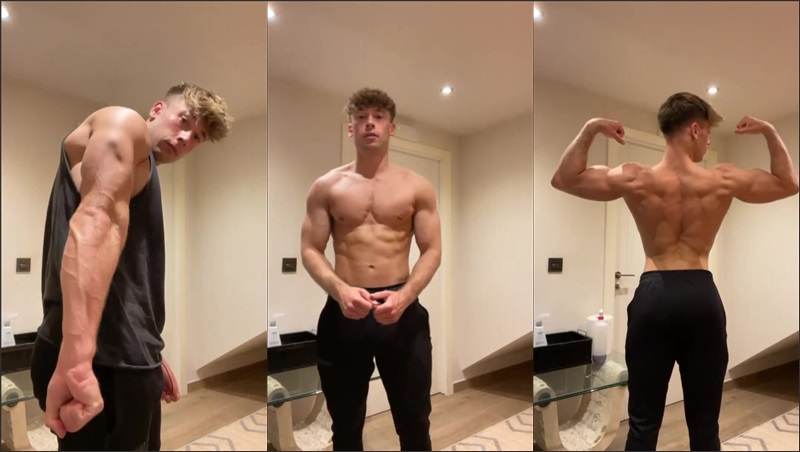 irish-x shows off after a workout