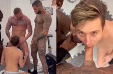 Daniel Dixxx sucks Big Harry, Big Liam and King Swole