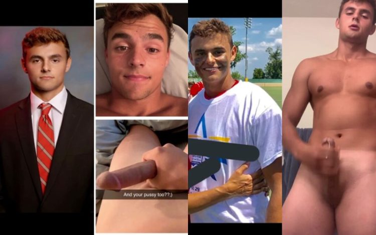 College jock – compilation of jerking and fucking himself with a brush