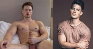 Nick Sandell jerks off and cums