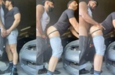 Persian Alpha Wolf fucks Brogan in the parking lot