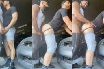 Persian Alpha Wolf fucks Brogan in the parking lot Persian Alpha Wolf fucks Brogan in the parking lot