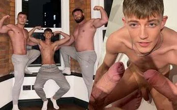 Jordan James and Harvey Bridgestone jerk Alo Twink