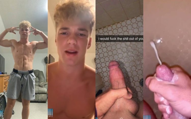 young blonde jock – jerk and nudes compilation