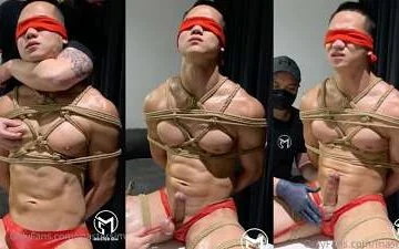 Kenvin (ntqvn5) and Master Sim - tied up, edged, and jerked - JustTheGays.com - Stream the newest and hottest gay videos for free from your favorite performers from OnlyFans, Just for Fans, and 4myfans
