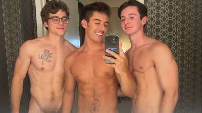 Blake Mitchell – another threeway with Hy4cinth and Caleb Manning