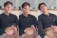 Evan Lamicella jerks off