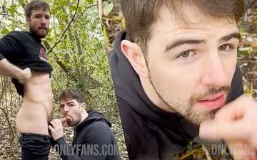 Aidan Ward (Apex Aidan) and Connor Wolfe – blowjob in the woods