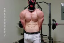 Showing off my muscles and jerking off – Candid Constantine