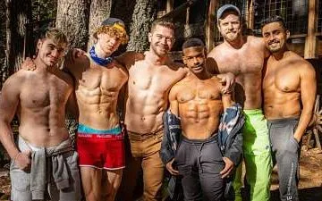 Adrian Hart’s Birthday Cabin Fuckfest – Adrian Hart, Michael Boston, Logan Stevens, Felix Fox, Ricky and Johnny