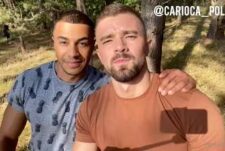 Matt Da Costa and Fabio Brazilian fuck in a field