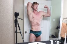 Showing off my muscles while in my underwear - Jakob Bergen (jakob_b) - JustTheGays.com - Stream the newest and hottest gay videos for free from your favorite performers from OnlyFans, Just for Fans, and 4myfans