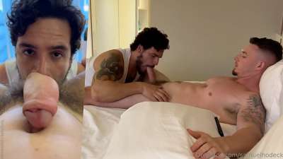 HardTomXXX and Samuel Decker – a quick blowjob