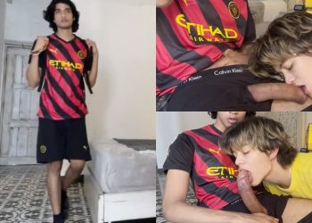 Twink takes a massive cock